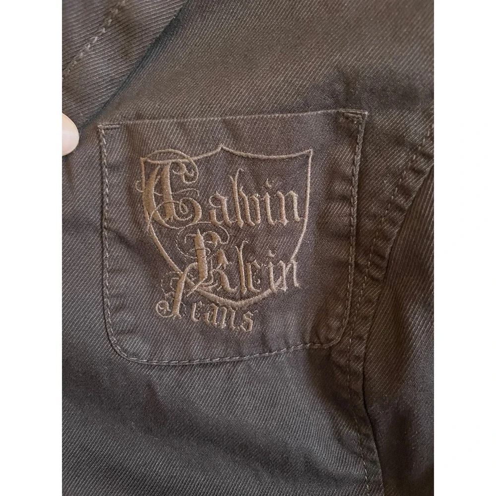 Calvin Klein Embroidered Preppy Y2K Blazer - Picture 2 of 9